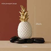 Creative Golden Pineapple Home Decoration Luxury in Gold, White or Black