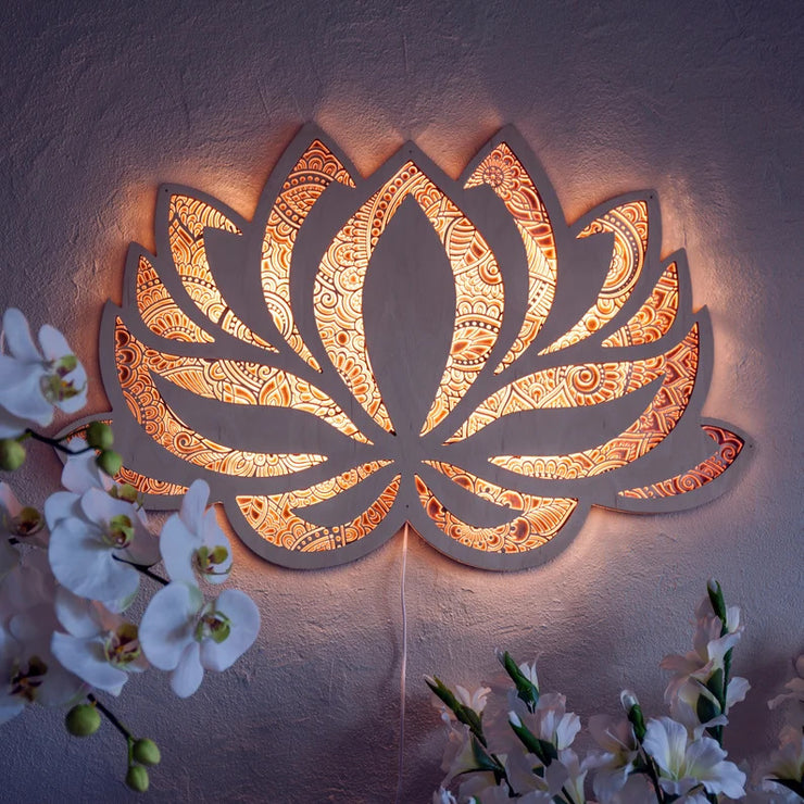 Mandala Yoga Room Creative Night Light Atmosphere