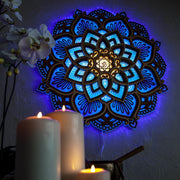 Mandala Yoga Room Creative Night Light Atmosphere