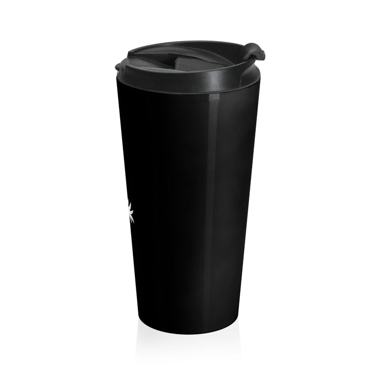 Pineapple Cross Stainless Steel Travel Mug Black 15 OZ