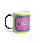 LA STYLE INSPO Fuck Off Rainbow Mug Changes Color 11oz