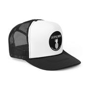 LA Style Inspo Trucker Cap in Black and White