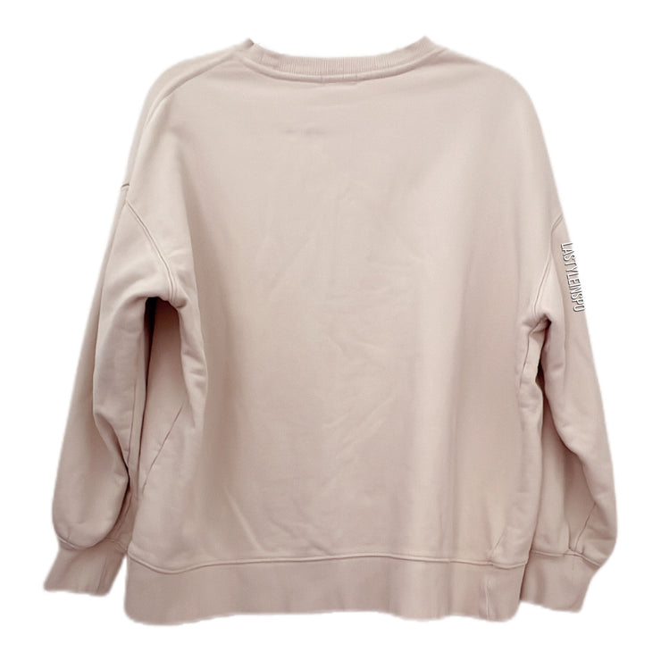 Minimalist Woman’s Sweatshirt in Creamy Beige One Size