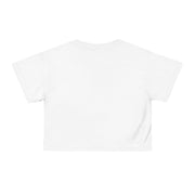 LA Style Inspo Women Crop Tee Logo in White Size XS, S, M, L, XL, XXL