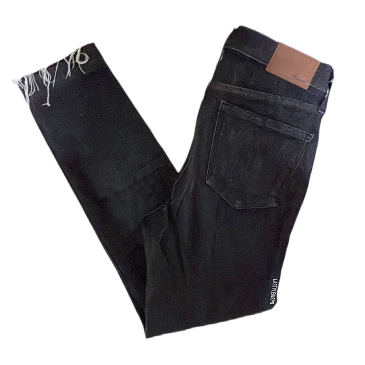Madewell Denim 10” High Rise Skinny Black Jeans Size 26