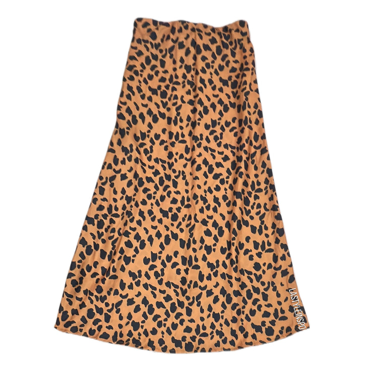 Urban Outfitters Midi Skirt Leopard Animal Print Size Small