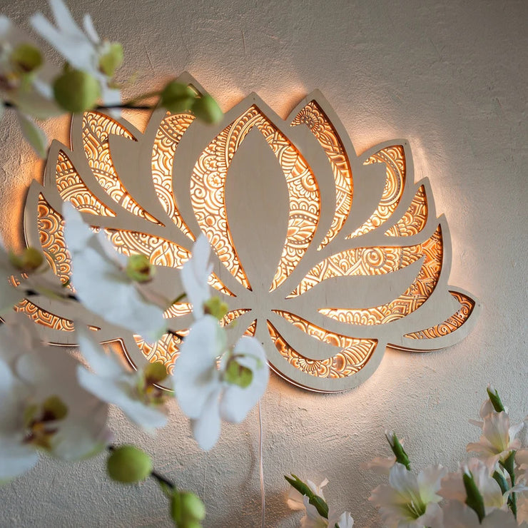 Mandala Yoga Room Creative Night Light Atmosphere