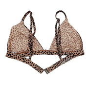 Leopard Top Bikini in Animal Print Size Small