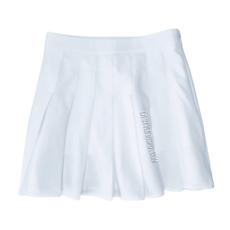 Pleated Skirt White Small