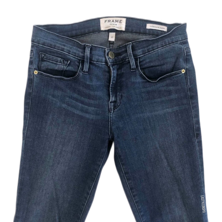 Frame Le Skinny de Jeanne Blue Jeans Size 25