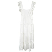 Show Me Your MuMu Lovely Maxi Midi Dress in White Size Medium