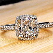 Rings For Women Bridal Wedding  Jewelry Engagement Ring White, Yellow Size 5, 6, 7, 8, 9, 10
