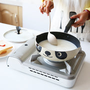 Panda Stone Cooking Pots White 7.9” / 9.4” / 10.2”