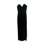 Amanda Uprichard Cherri Gown Maxi Dress in Black Size XS