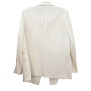 DKNY Womens Blazer Double Breasted White Size 14