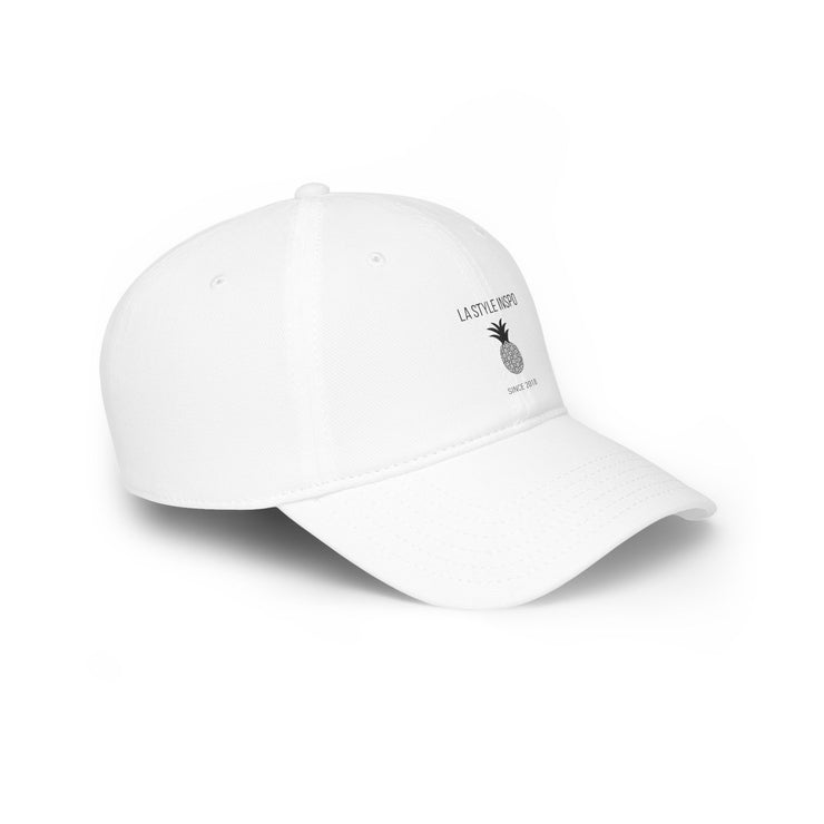 LA Style Inspo Clean Slate White Baseball Cap