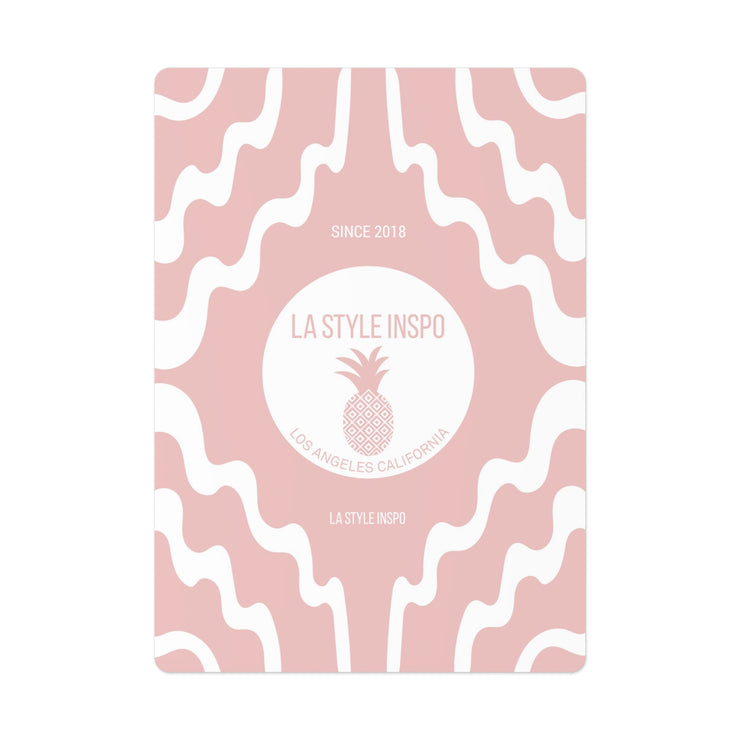 LA Style Inspo New Poker Cards in Pink!