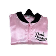 Pink Ladies Satin Jacket As Seen On the Pink Ladies of the movie Grease in Size Small