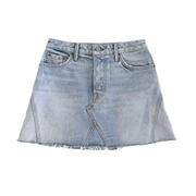 GRLFRND Eva Denim Skirt As Seen On Bella Hadid Size 25