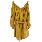L*SPACE Long Sleeved Romper 100% Cotton Mustard Size S￼