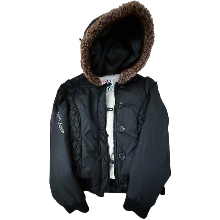 Roxy Sporty Womens Jacket Hoodie Black Size S
