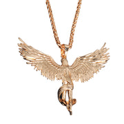 Dark Angel Hip Hop Chain Men’s Necklace in Gold, Silver