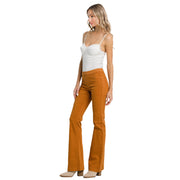 Jelly Jeans Mid Rise Caramel Pull On Flare Pants ALL SIZES S, M, L, XL