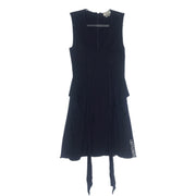 L’AGENCE Karina Black Dress Rayon 100% Size 2