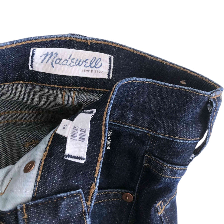 Madewell 28" Skinny Skinny Blue Jeans Size 26