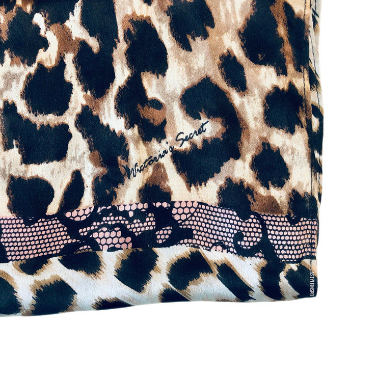 Victoria’s Secret Leopard Animal Print Cheetah 🐆 Long Scarf Vintage O/S