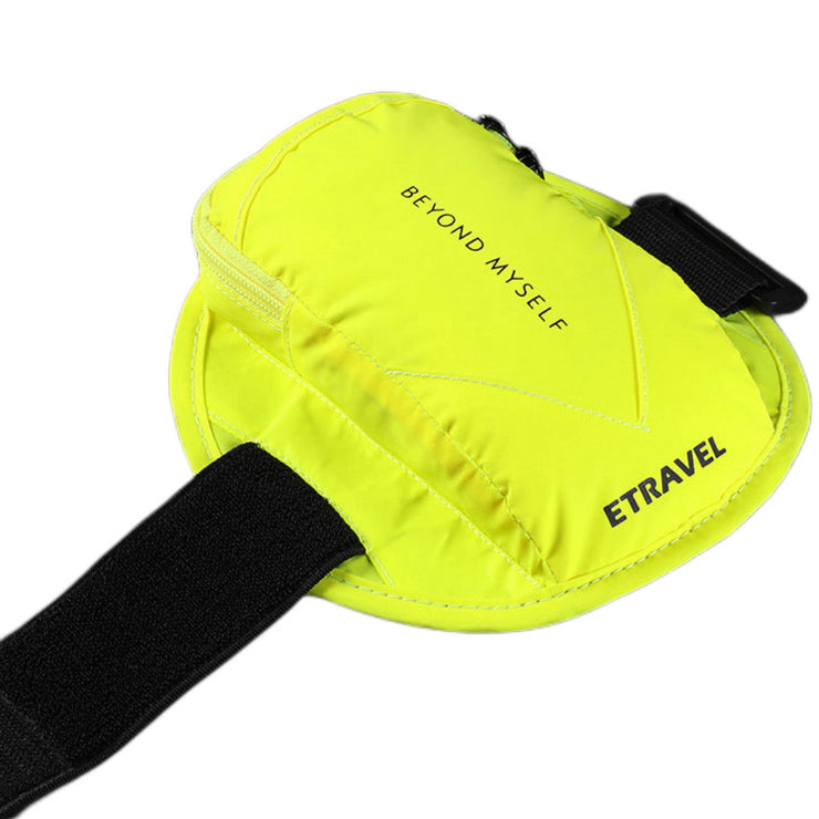Running Arm Bag Multi-functional Lightweight Night Reflective in Black, Gray or Neon Yellow