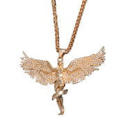 Dark Angel Hip Hop Chain Men’s Necklace in Gold, Silver