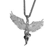 Dark Angel Hip Hop Chain Men’s Necklace in Gold, Silver