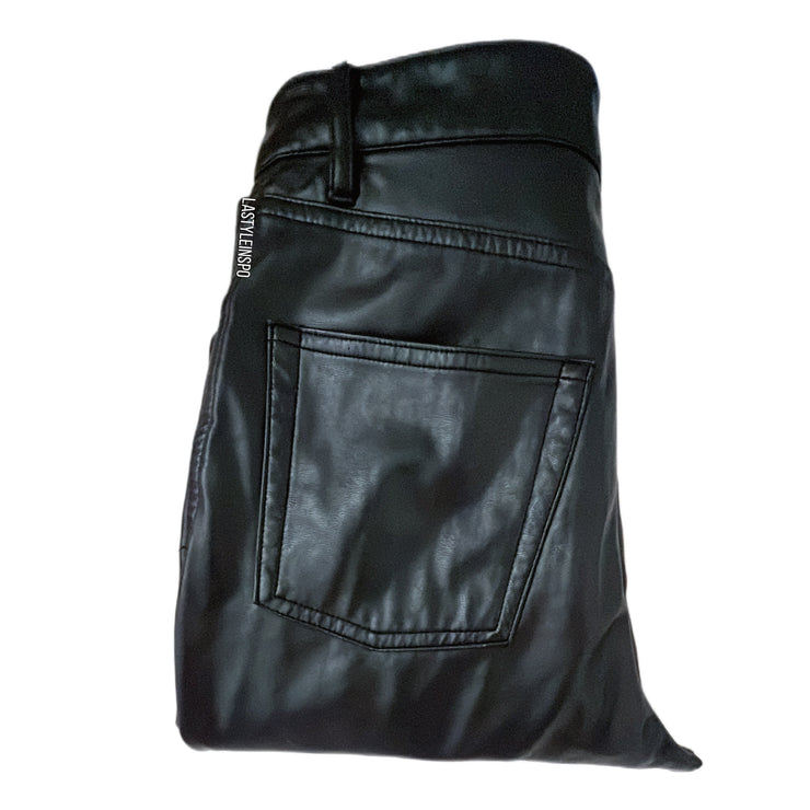 Wilfred Free Vegan Leather Pants Black Size 2