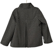 AKRIS PUNTO Polka Dots Reversible Jacket Beige Black Size 12