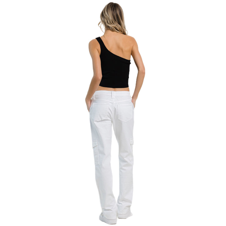 Jelly Jeans White Straight Cargo Pants Size 1, 3, 5, 7, 9, 11, 13