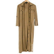 Ralph Lauren Long Coat Beige Tan Nude Camel Size Medium