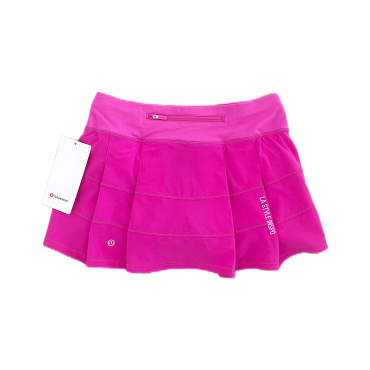 NEW Lululemon Skirt Pace Rival Pow Pink Skirt Size 4