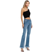 Jelly Jeans Denim Long Fringe Hems Boot Cut All Sizes Available 1, 3, 5, 7, 9, 11, 13