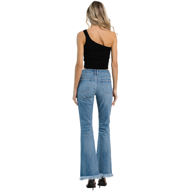 Jelly Jeans Denim Long Fringe Hems Boot Cut All Sizes Available 1, 3, 5, 7, 9, 11, 13