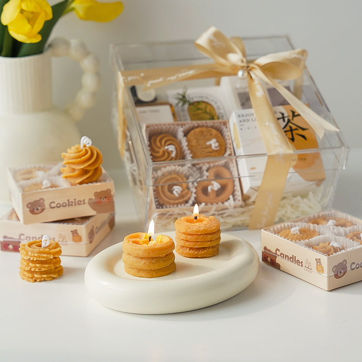 Cookies Biscuit Aromatherapy Candle Gift Set 4 PCS