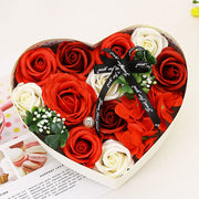 Creative New Style Soap Flower Heart-shaped Gift Box