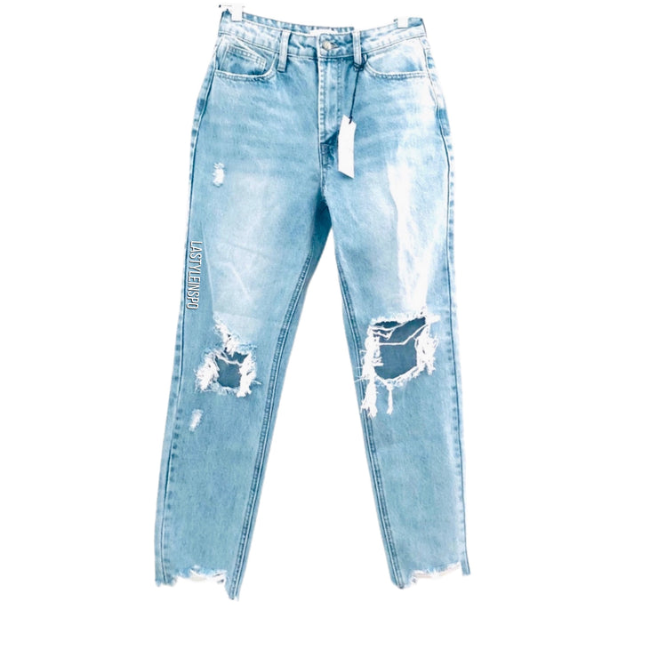 Jelly Jeans LA Unfinished hem High Rise Regular Straight fit Size 1, 3, 5, 7, 9, 11, 13