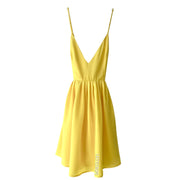 NBD Suki Spring Summer Mini Dress in Yellow Size Small
