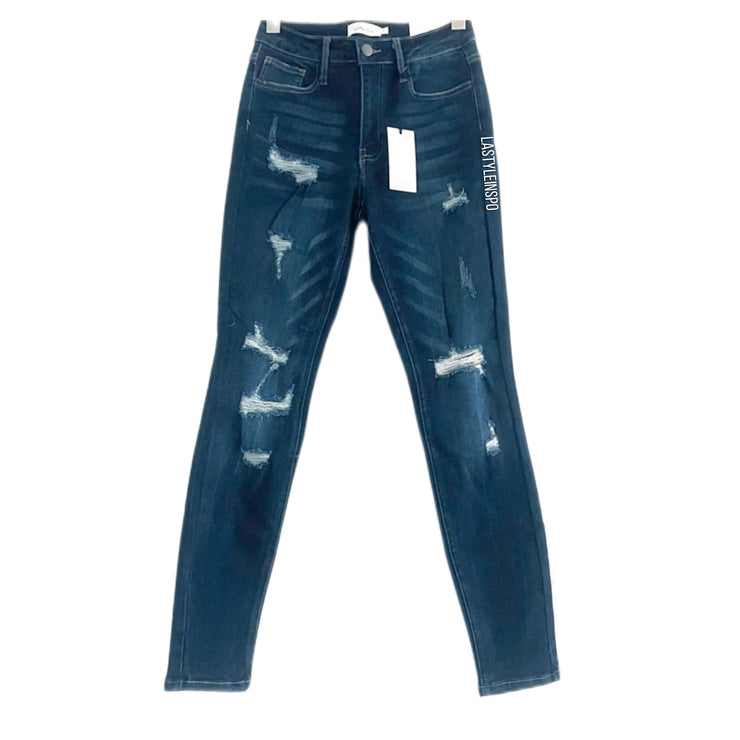 Jelly Jeans Ripped Indigo Jeans True Denim Size 1, 3, 5, 7, 9, 11, 13