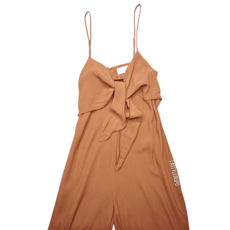 Los Angeles Atelier & Other Stories Jumpsuit Brown Honey Size 2