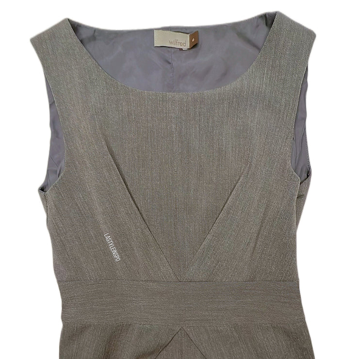Wilfred Dress Balloon Business Casual Brown Gray Size 6
