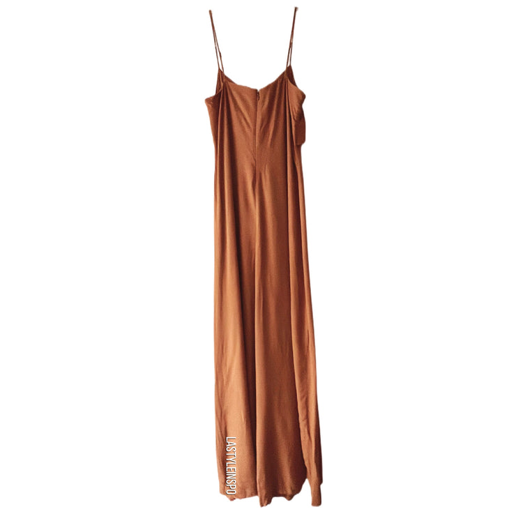 Los Angeles Atelier & Other Stories Jumpsuit Brown Honey Size 2