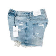 Jelly Jeans Denim Light Blue Jean Short Size S, M, L, XL