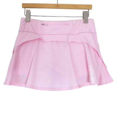 Lululemon Pace Setter Skort Blushed Pink Tennis Skirt Size 6 🎾 – La Style  Inspo